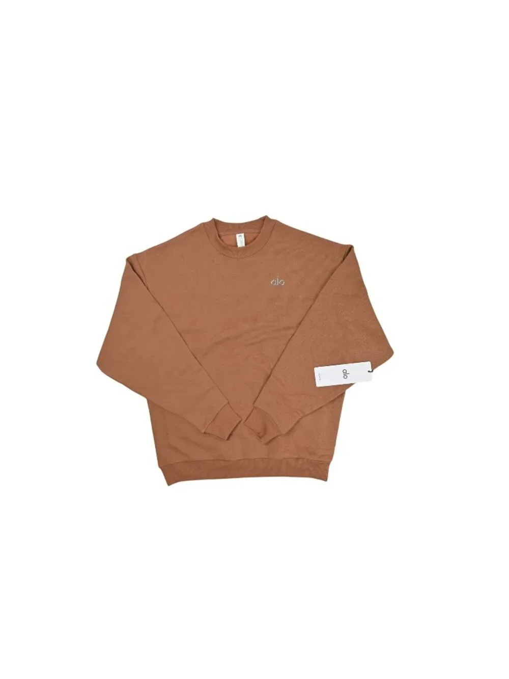 ALO Yoga Accolade Crew Neck Pullover U3031RG Sun Kissed Brown